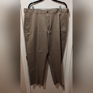 Haggar Iron Premium dark Khaki pants 38x30